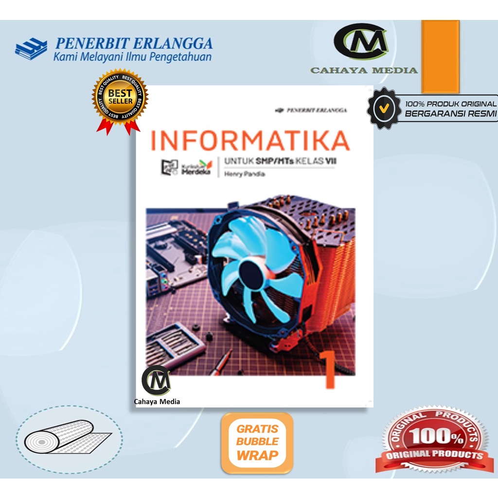 Jual BUKU INFORMATIKA KELAS 7 ORIGINAL ERLANGGA | Shopee Indonesia