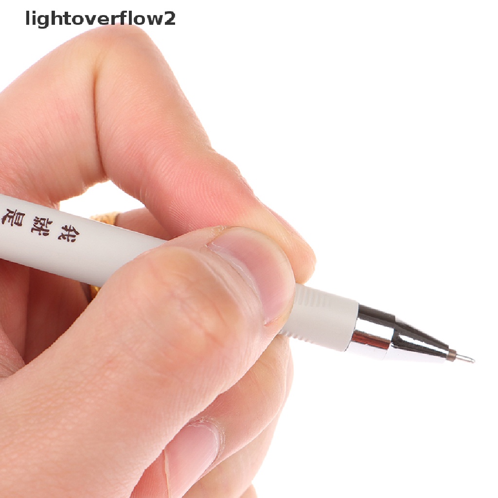 (lightoverflow2) 4pcs / Set Pulpen Gel 0.35mm Bisa Dihapus Untuk Sekolah / Kantor