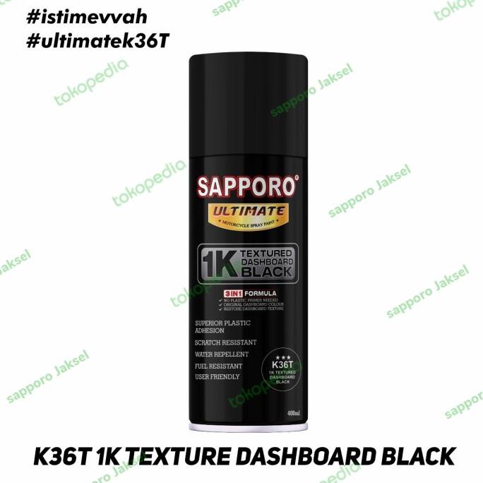 Sapporo Ultimate K36T Texture Dashboard Black / cat semprot Sapporo