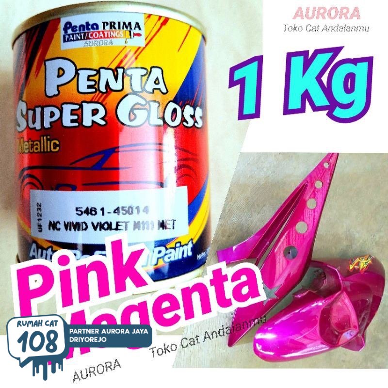 

Rumah Cat - Cat Penta Super Gloss NC Vivid Violet M111 Met 1Kg Pink Magenta Metalik / Metallic Metalic Duco Duko Diko Sepeda Motor Mobil Semprot Merah Muda Jambu 1 Kg Kilo | Rumah Cat Mobil dan Motol