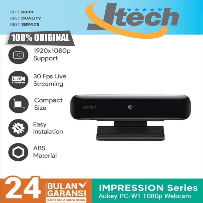 AUKEY PC-W1 - STREAM Series - 1080P Webcam