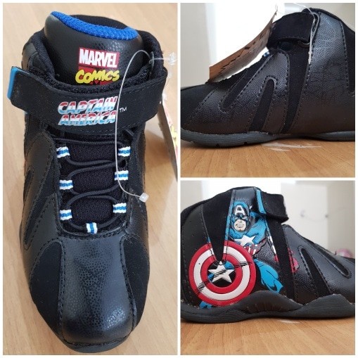 Original Marvel Sepatu Anak Captain America Avengers Avenger + Box