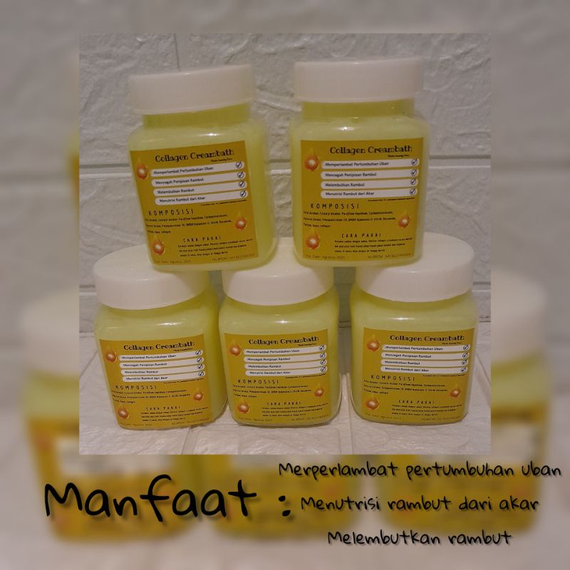 collagen hairmask creambath cream masker rambut