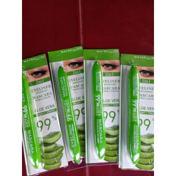 eyeliner + mascara WATERPROOF aloevera