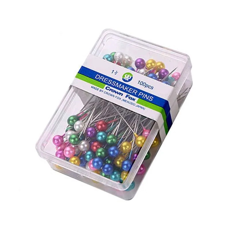 Jarum Pentul Besar - Hijab Mika Anti Karat - Untuk Menjahit - Stainless Pearl Pins - Ukuran 4 cm