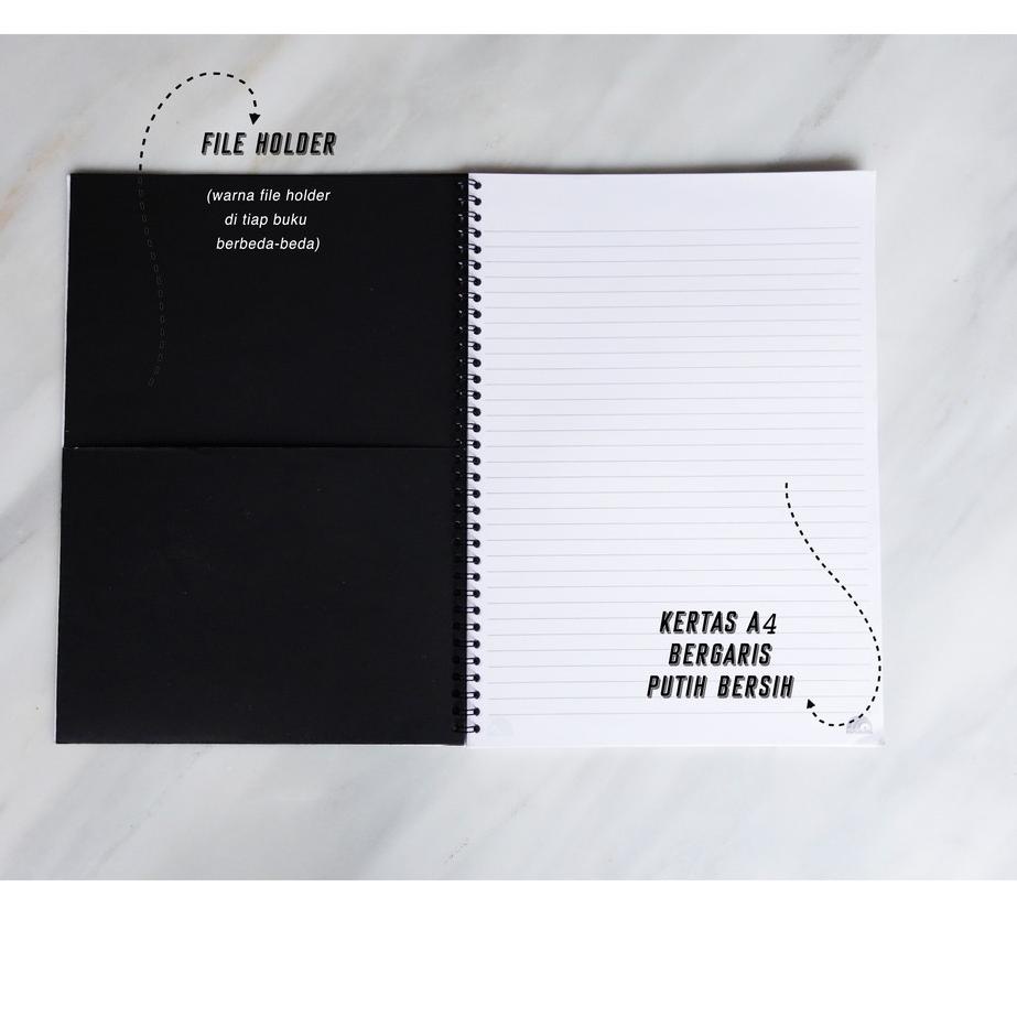 

BISA COD ✔️JOJI SANCTUARY SONG Quote Spiral Ruled Notebook Diary Journal Office School Supplies Buku Tulis|RA8