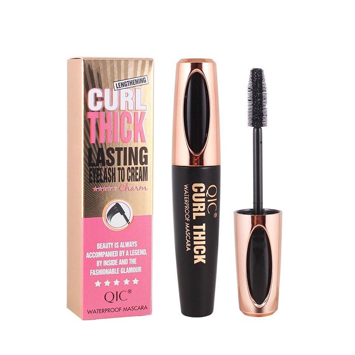 Hope Store - 4D Silk Fiber Eyelash Mascara Waterproof Maskara Pemanjang bulu mata alami