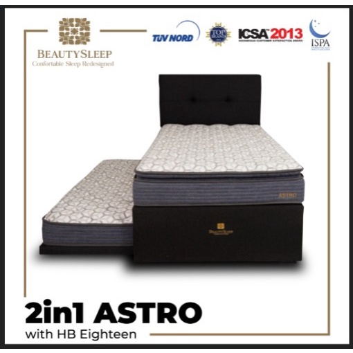 Romance - Beauty Sleep Kasur Springbed Ranjang Sorong 2 in 1 Astro