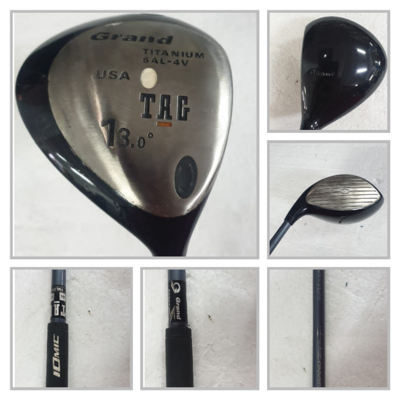 Stik golf Driver Grand Tag titanium 13 derajat shaft for ladiesBekas second