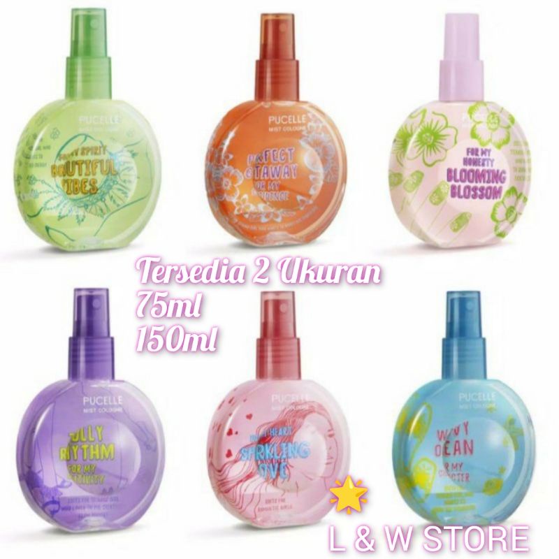 Pucelle Body Mist College 75ml dan 150ml