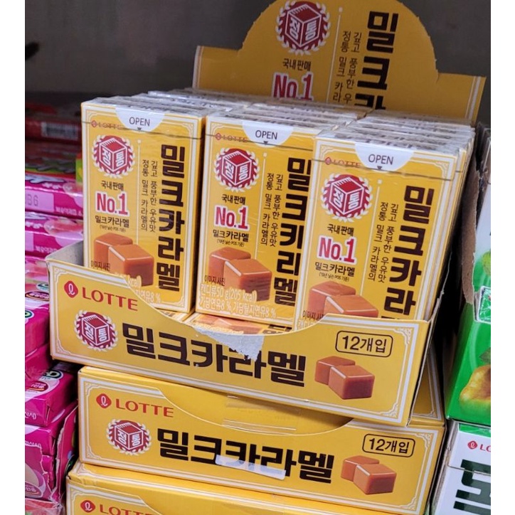 

LOTTE Caramel Candy Permen Karamel Korea 50gr