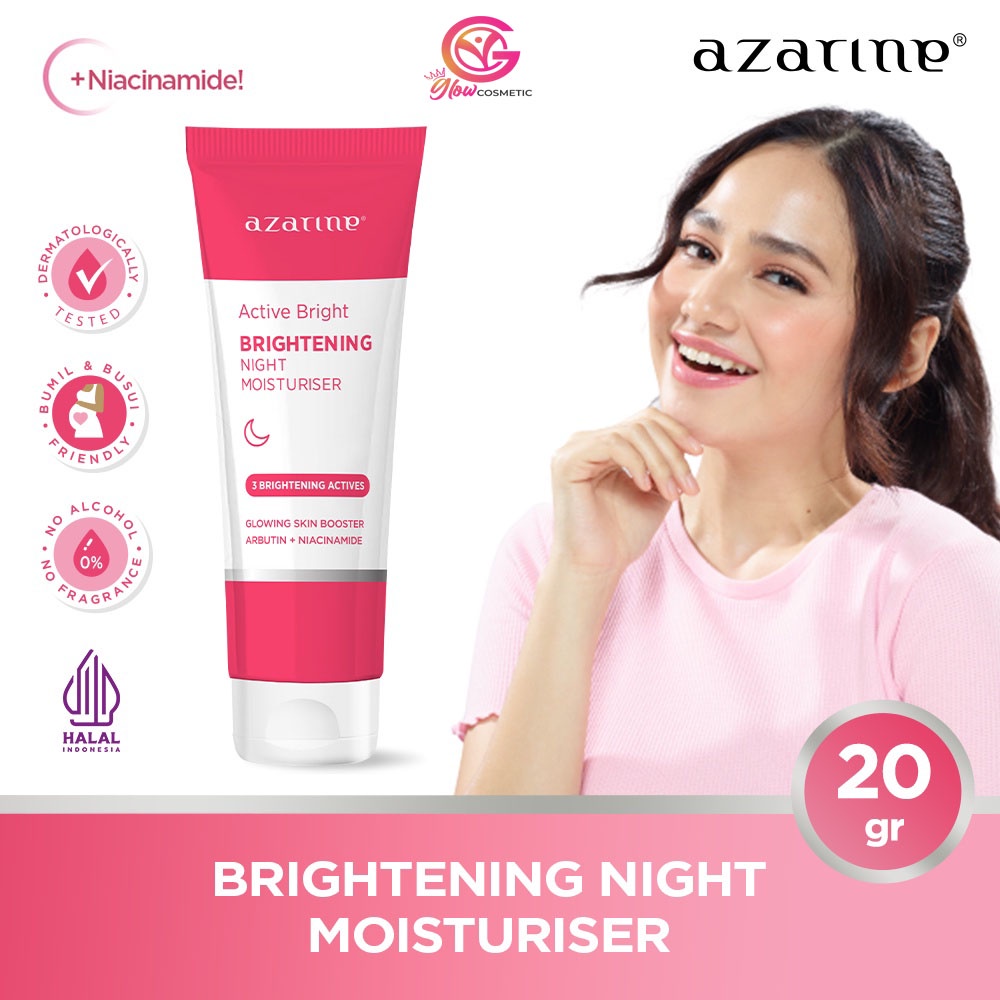 AZARINE ACTIVE BRIGHT - BRIGHTENING NIGHT MOISTURISER (20gr) n018914