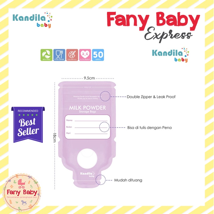 KANDILA BABY MILK POWDER STORAGE BAG 50GR / KDL005-4