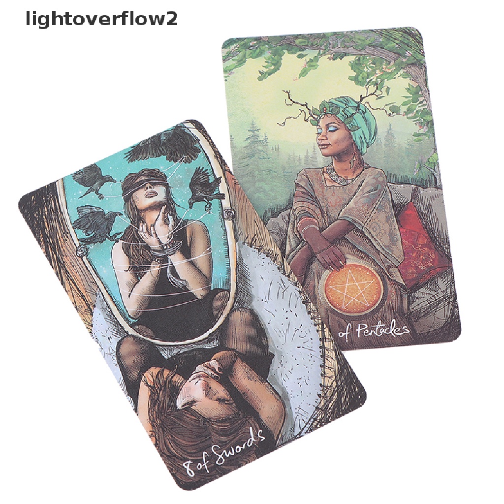 (lightoverflow2) 78 Kartu tarot the light seers Versi Inggris Untuk Permainan