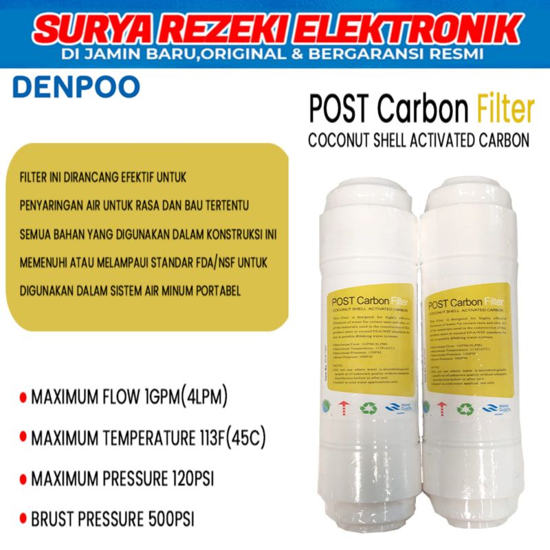 CARBON FILTER DENPOO T33 AIR CARTRIDGE TIPE  REFILL T33