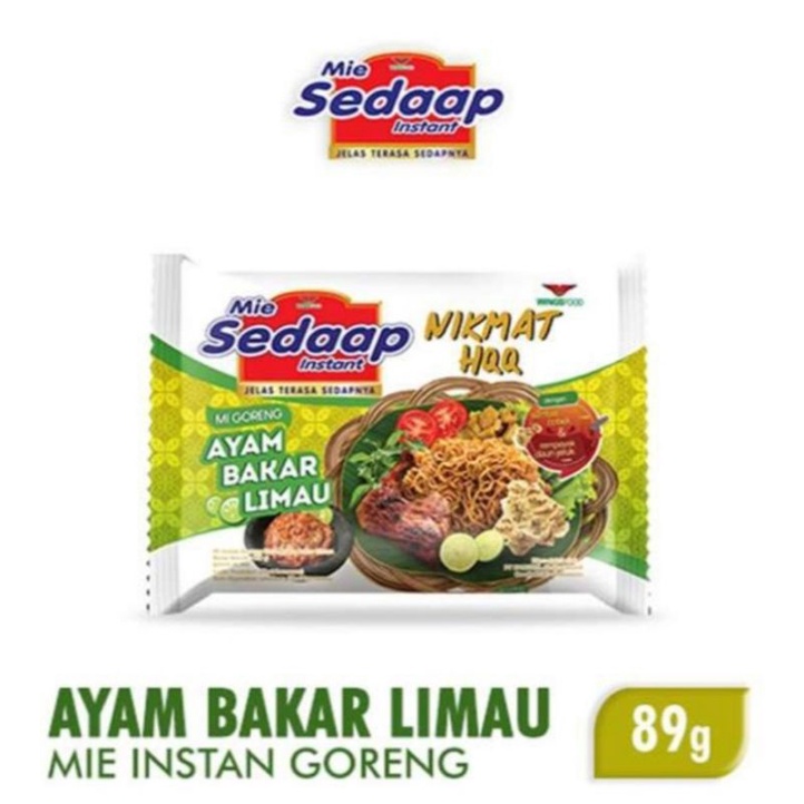 

Sedaap Mie Goreng Ayam Bakar Limau 89g