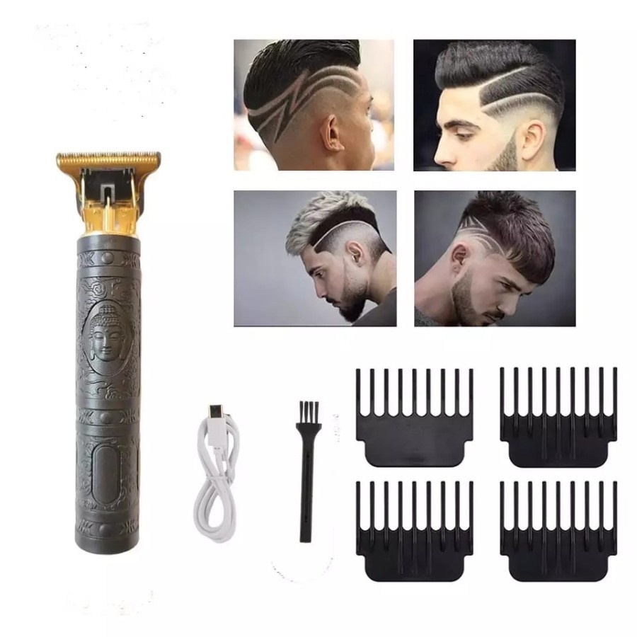 COD Alat Cukur Rambut Elektrik, Cukur Jenggot,Kumis,Rambut  Hair Clipper Rambut Hair Trimmer, USB Rechargeable Razor, Alat Penata Rambut Untuk Pria