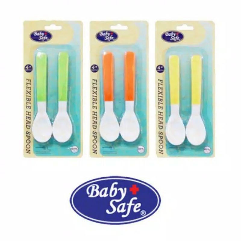 Baby Safe Flexy Headspoon BS349 ( Sendok Makan Bayi )
