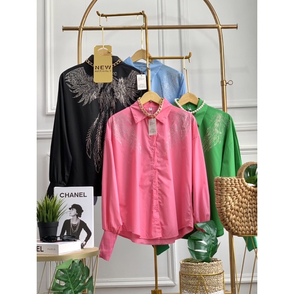 FW B1308 Kemeja Sayap Import Premium Quality