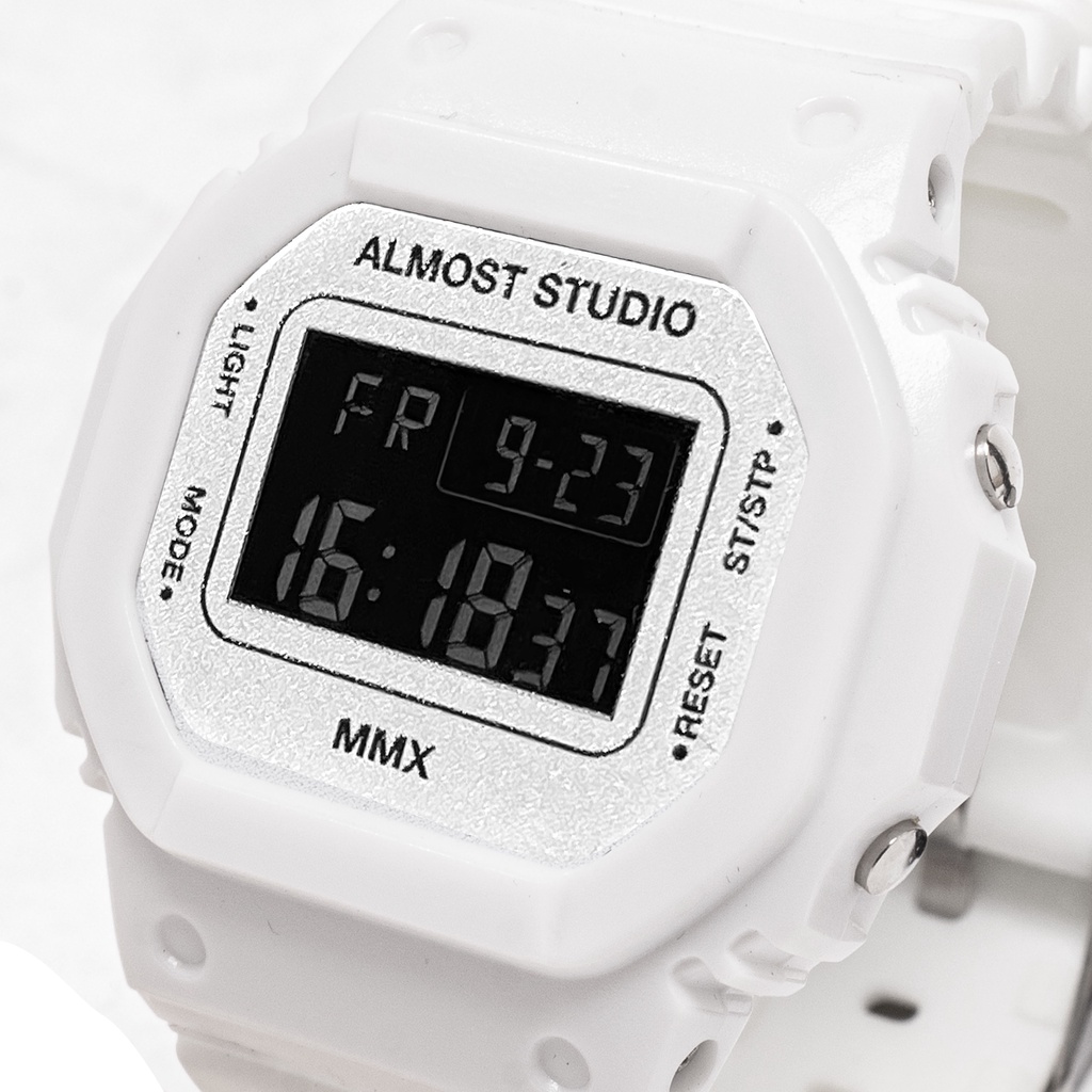 Almost Studio - Jam Tangan Digital - White