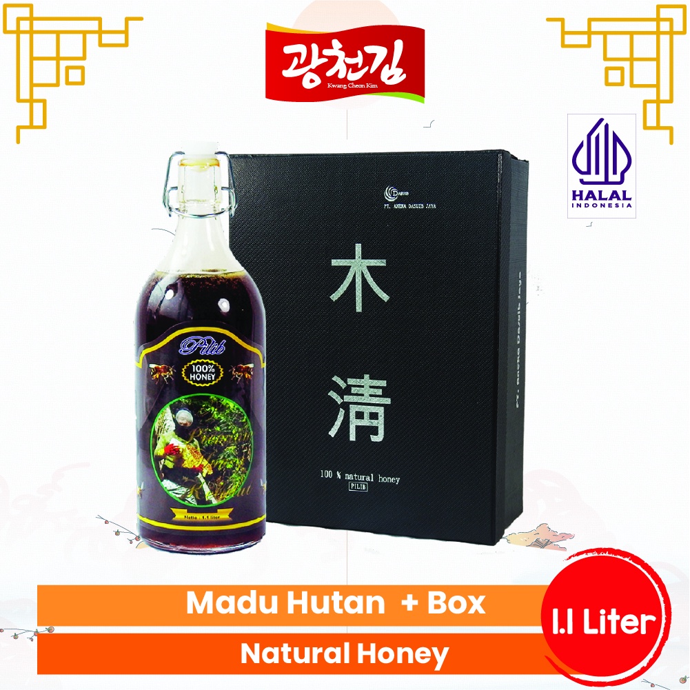 

MADU BOX / HONEY BOX 1 LITER ISI 1 JAVA SUPER FOOD