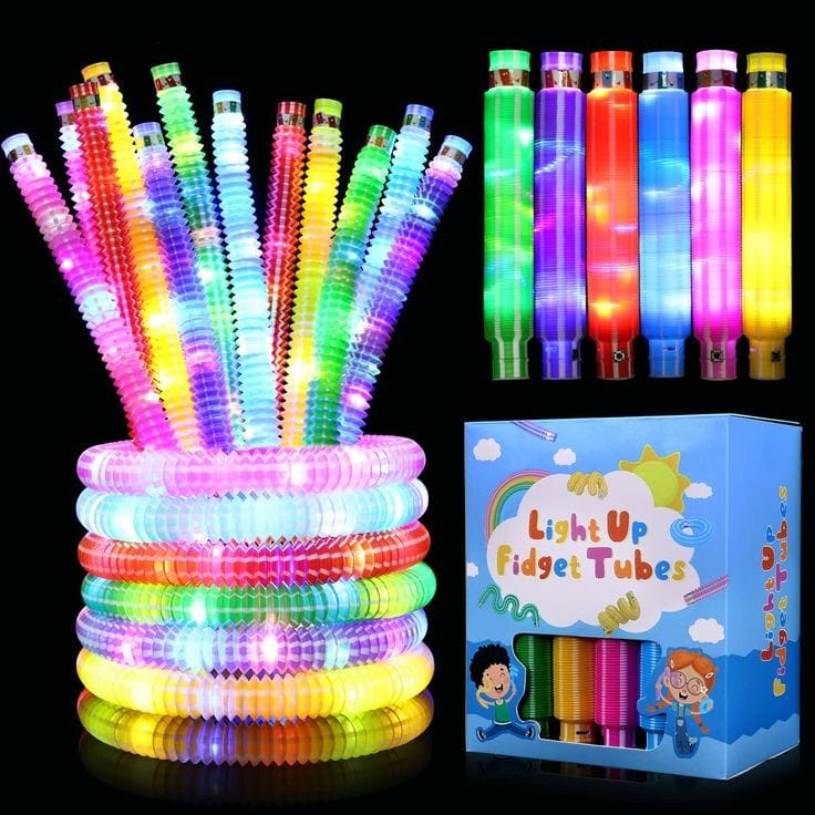 Jual Mainan Viral Pipa Mainan Led Pope Tubes Pop Pipes Mainan Lampu Stick Pipa Selang Shopee