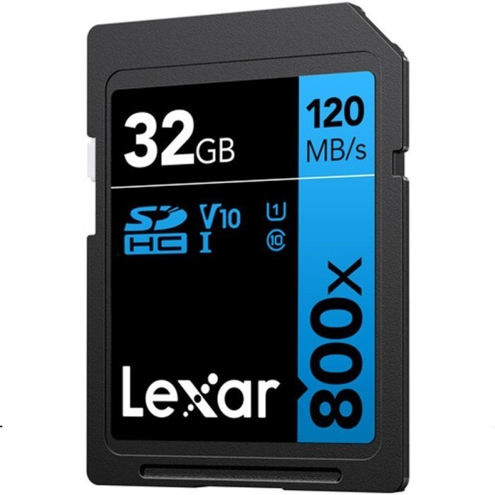 SD Card SDHC Lexar High-Performance 800x 32GB RW up to 120