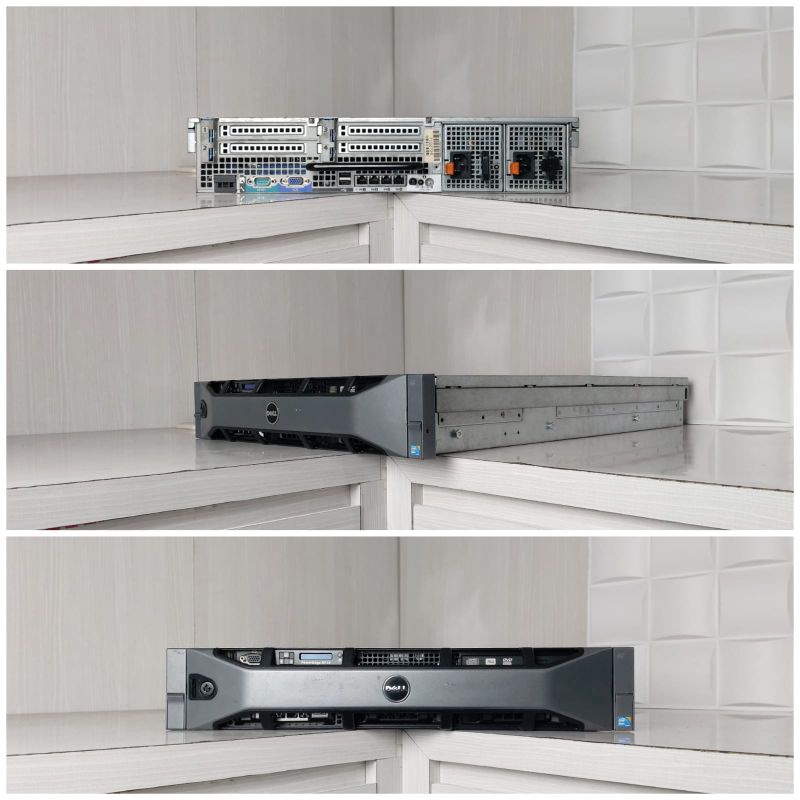 Server Dell PowerEdge R710Xeon E5506 X2 Ram 32Gb Hdd 600Gb