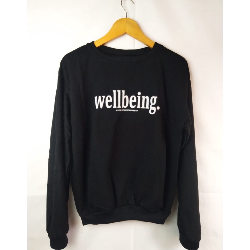 Sweater Wanita Wellbeing - Baju Wanita - Korean Style Sweatshirt