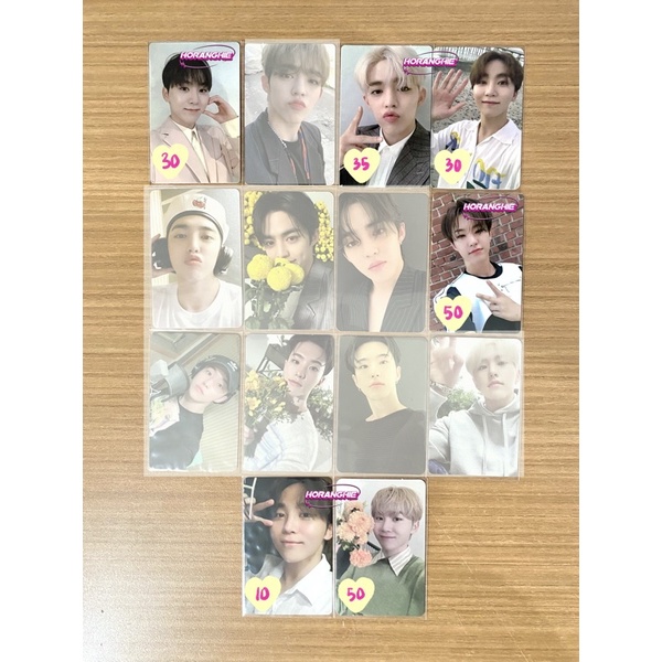 seventeen your choice an ode semicolon pc photocard one side other side truth net set hoshi scoups s