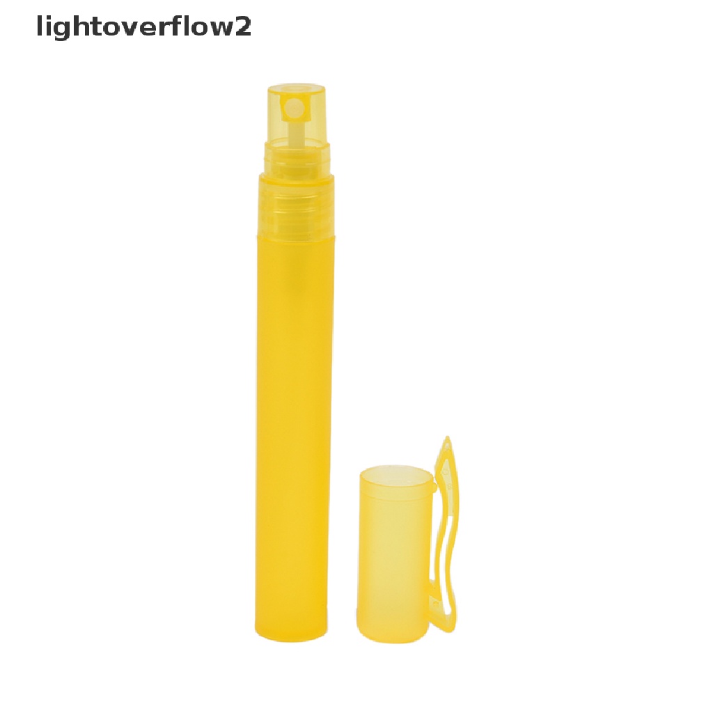 (lightoverflow2) 10pcs Botol Plastik Atomiser Portable Ukuran 10ML