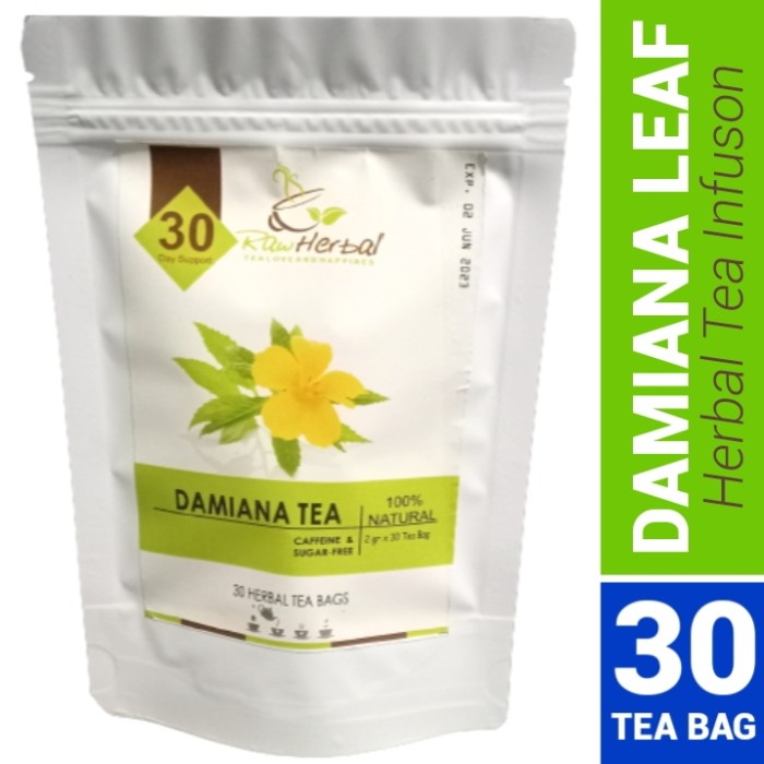 

ORIGINAL MURAH DAMIANA TEA : TEH HERBAL DAUN DAMIANA ISI 30 TEA BAG