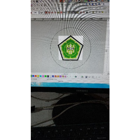 Tanda kelas lokasi sekolah bordir