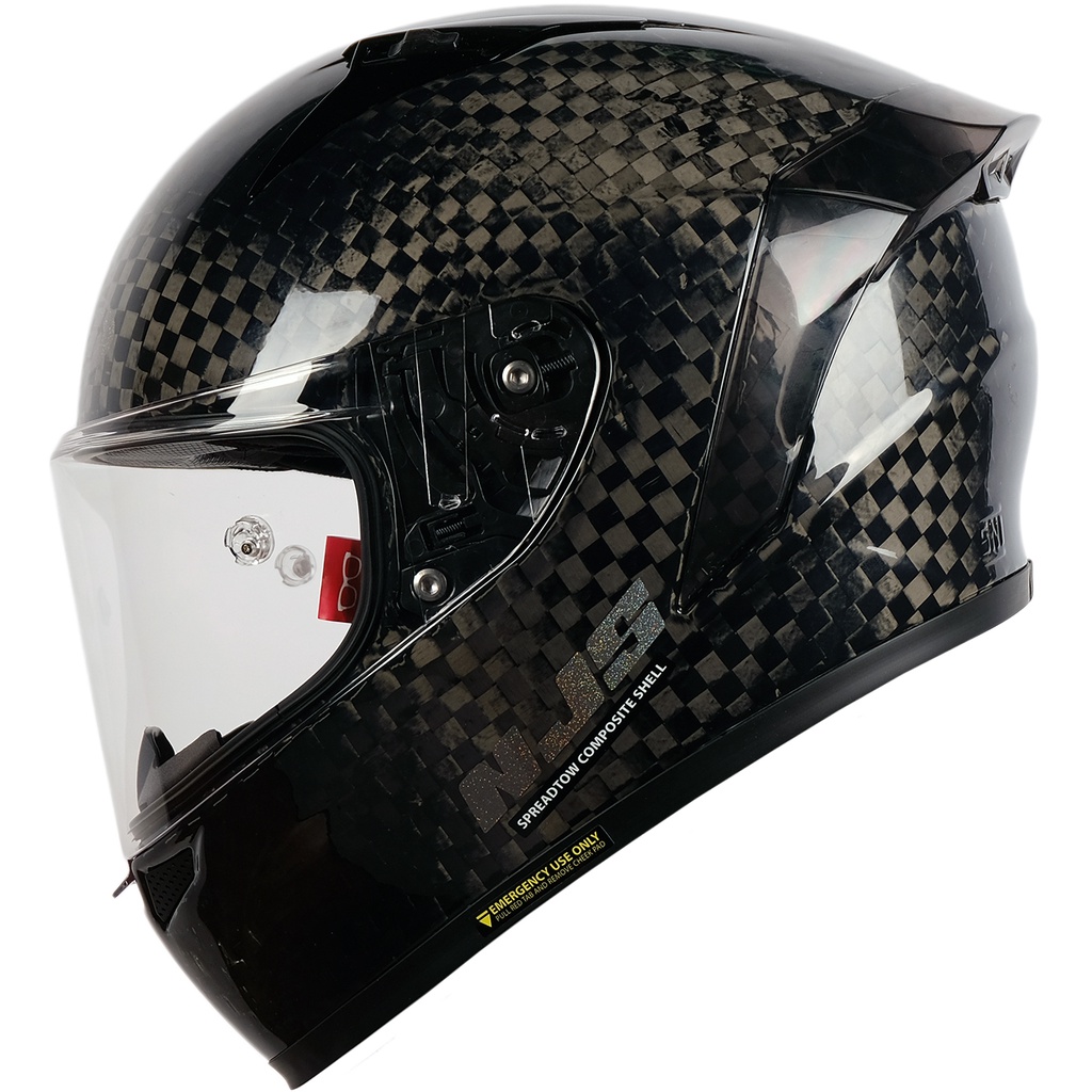 NJS ZX-1R CARBON SPREADTOW Gloss/Doff Helm Full Face(FREE PINLOCK ) - Helm Fullface | NJS ZR | NJS F