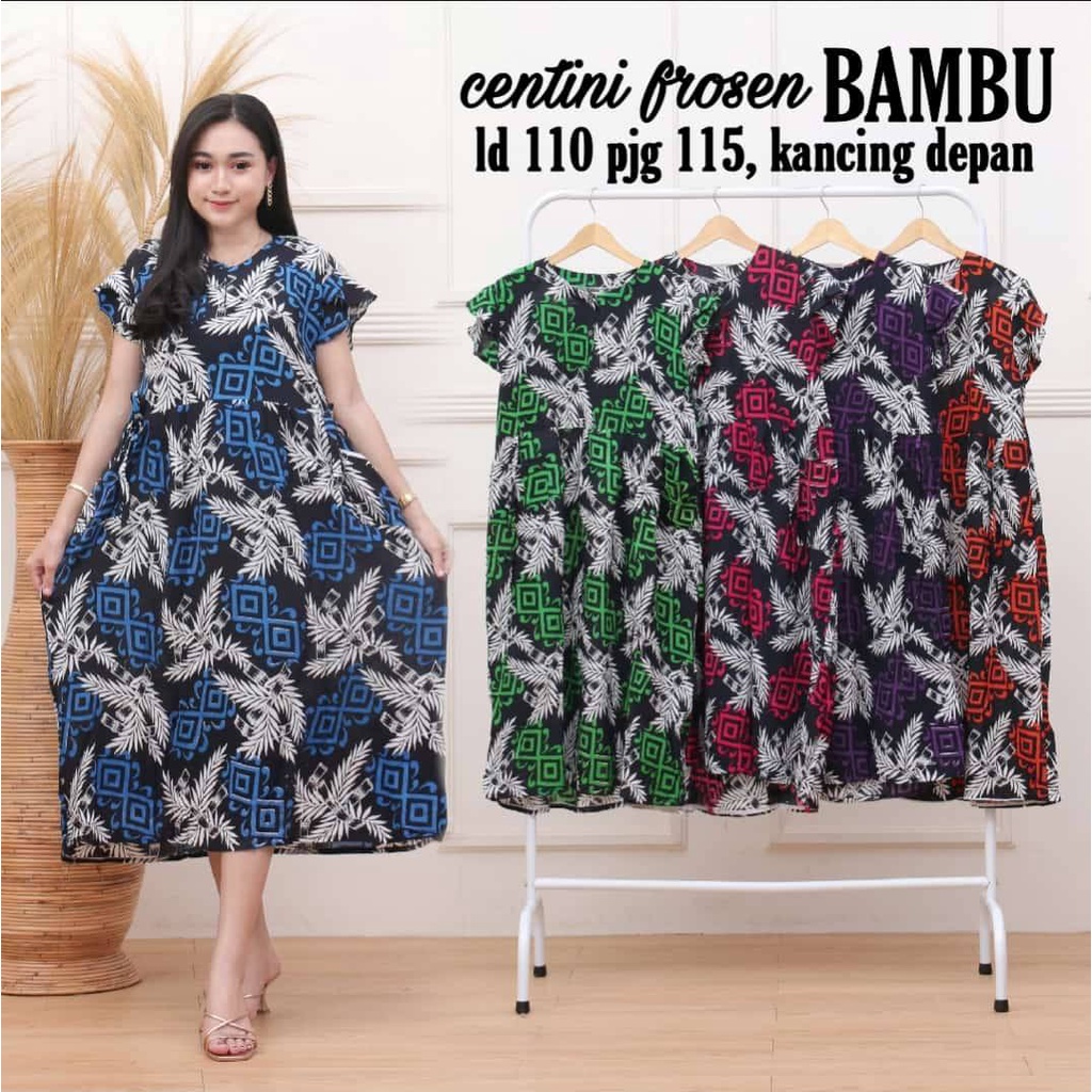 Daster Veli  Ld 100 Kekinian Murah Terbaru Baju Daster Wanita Dewasa Panjang Semata Kaki Bahan Rayon Lengan Pendek
