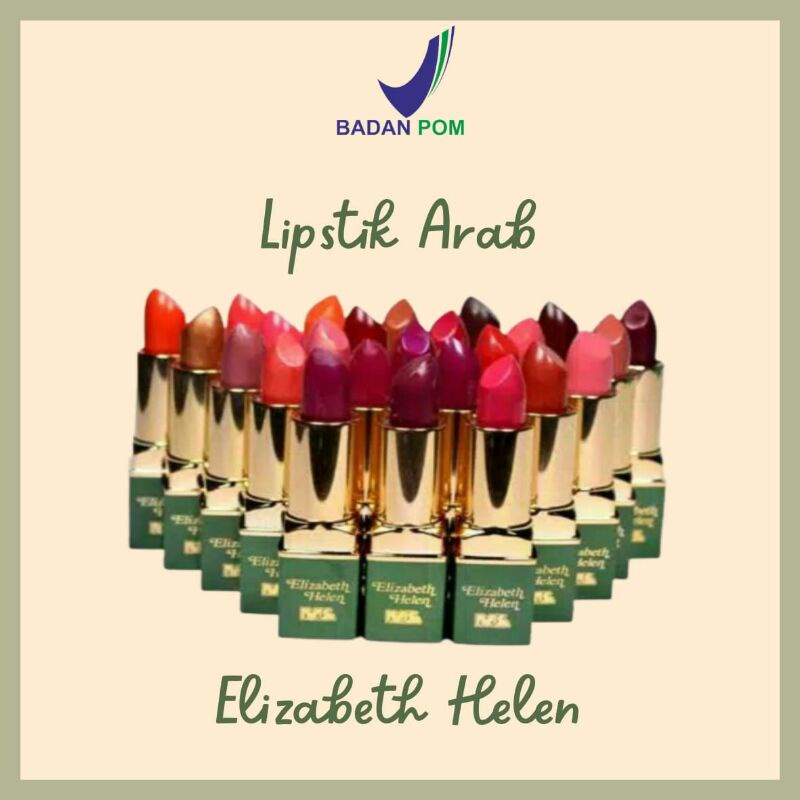 Lipstik Arab Elizabeth Helen Original BPOM