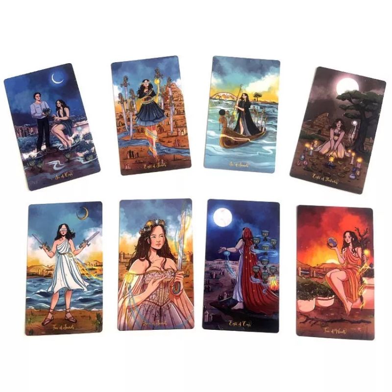 Nomad Soul Warrior Tarot 12x7cm include guide paper