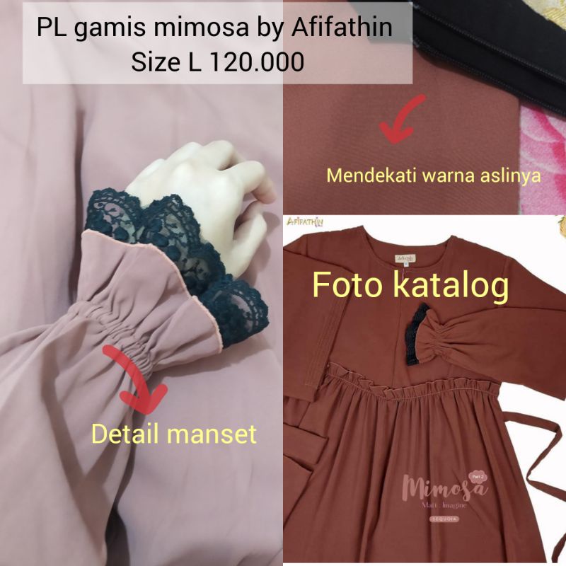 PL gamis mimosa by Afifathin size L