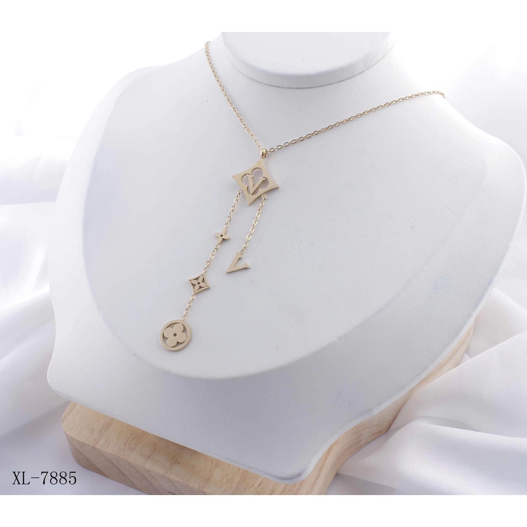 Titanium Set Perhiasan Fashion Kalung/Gelang/Anting 7885/8185/2513