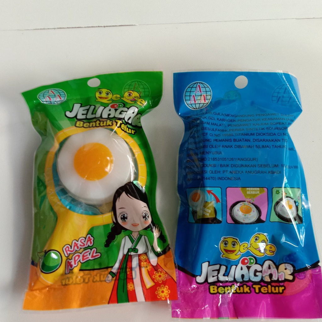 

bGF 20 pcs JELIAGAR telor ceplok shaset / jeli telor ceplok / agar telor ceplok