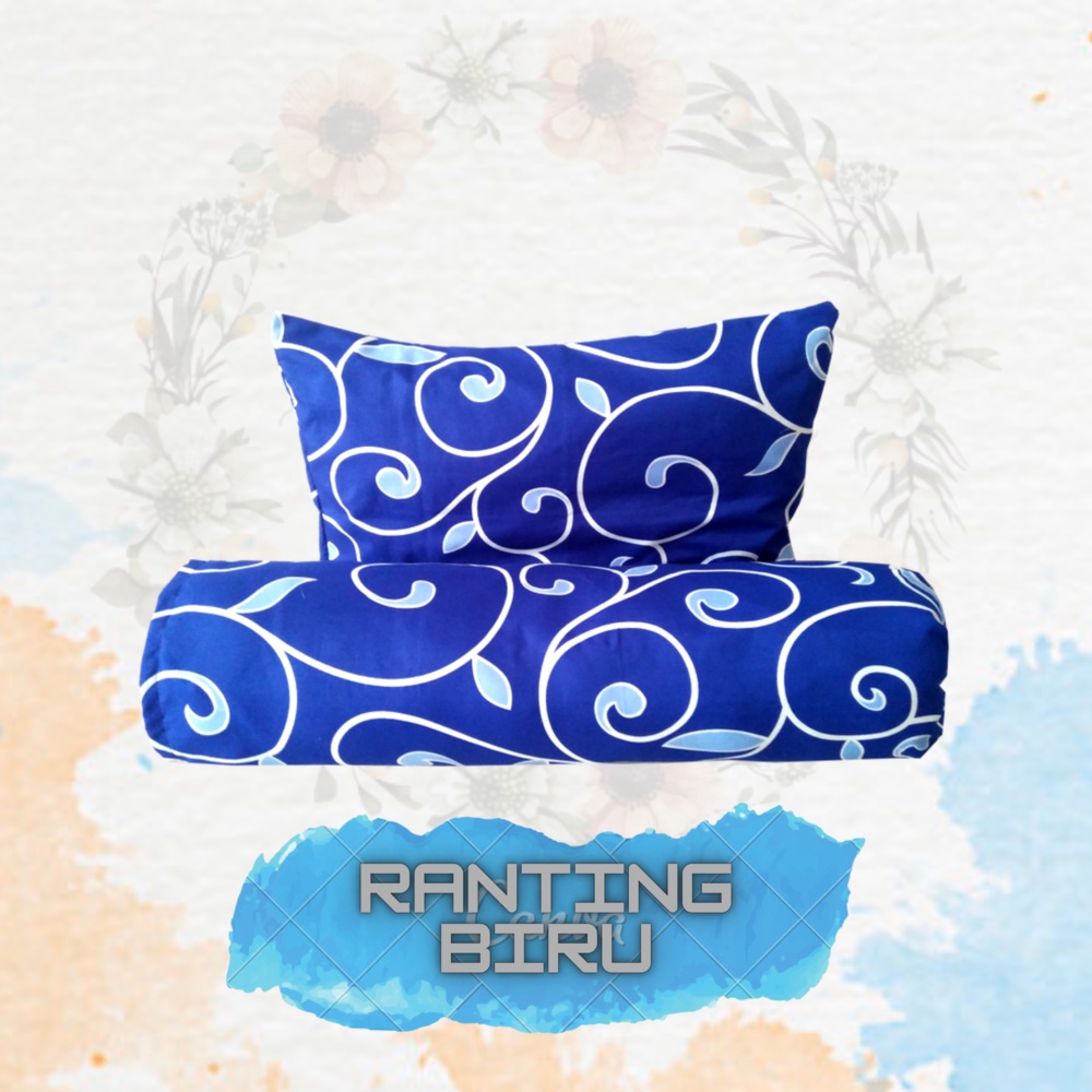 Sarung Bantal dan Guling Tidur Motif Polos dan Karakter Anak Aesthetic | Adem, Halus, Anti Luntur