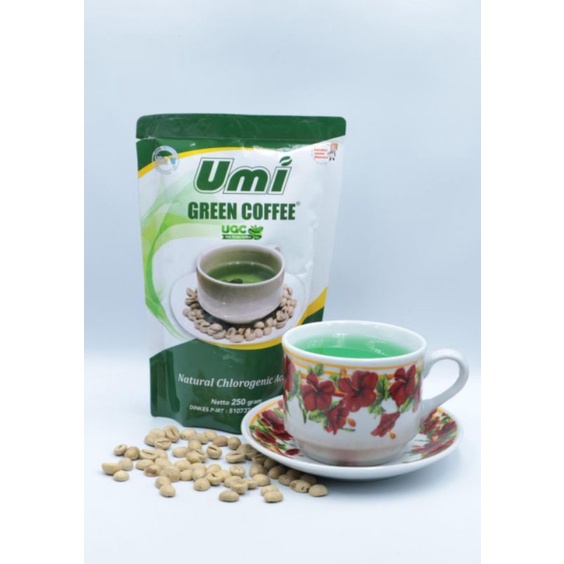 UMI GREEN COFFEE KOPI VIRAL UMI GREEN COFFEE ORIGINAL 100% KOPI PELANGSING 1 PRODUK SEJUTA MANFAAT