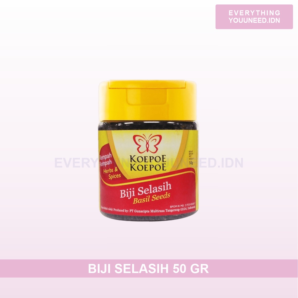 

Biji Selasih 50 Gr Koepoe Koepoe