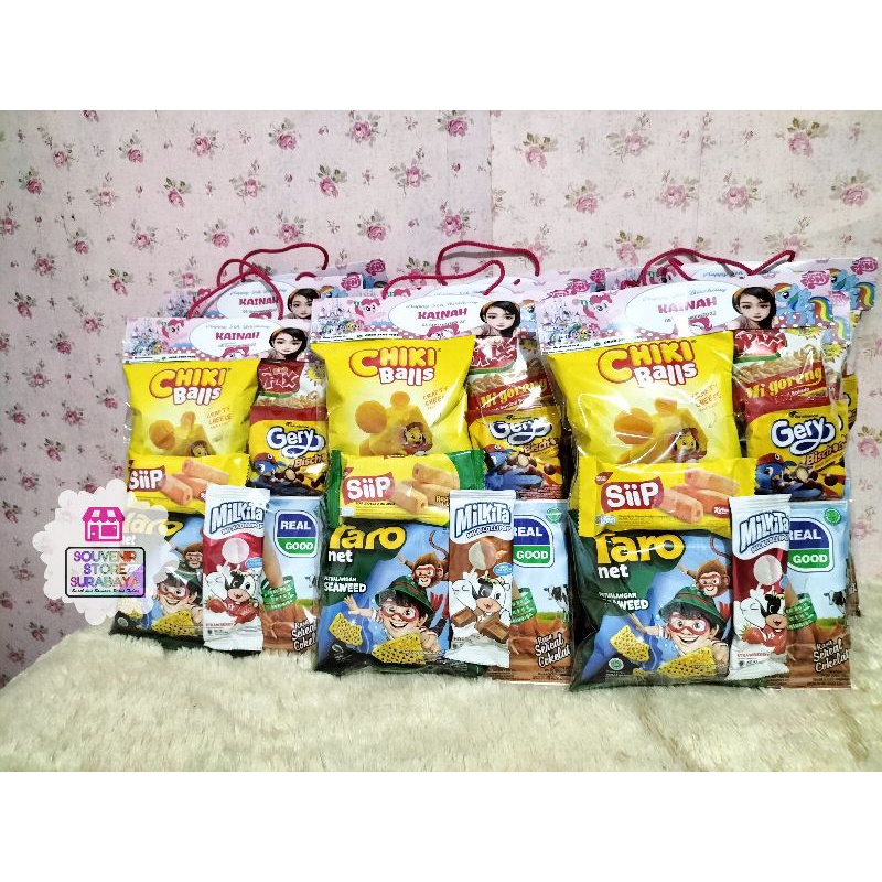 Snack ultah 8rb ann || Paket snack ultah || Bingkisan ultah anak murah