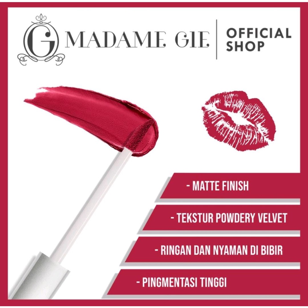 Madame Gie Always On Lip Cream - MakeUp Lip Cream Lipstik