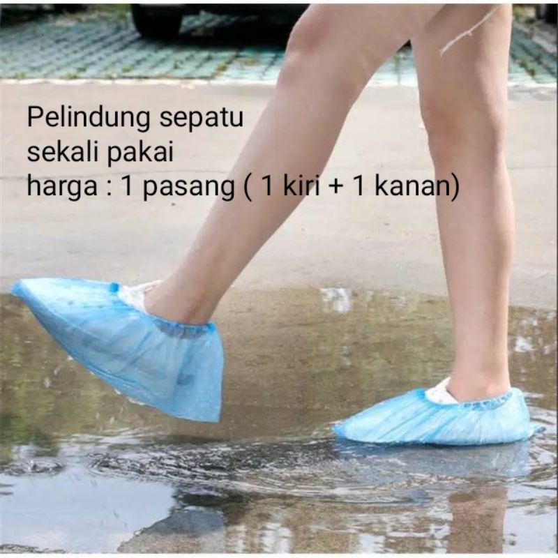 Pelindung Sepatu Anti Air Saat Hujan Waterproof Alas Sepatu Medis Jas Hujan Sepatu Plastik Kaki