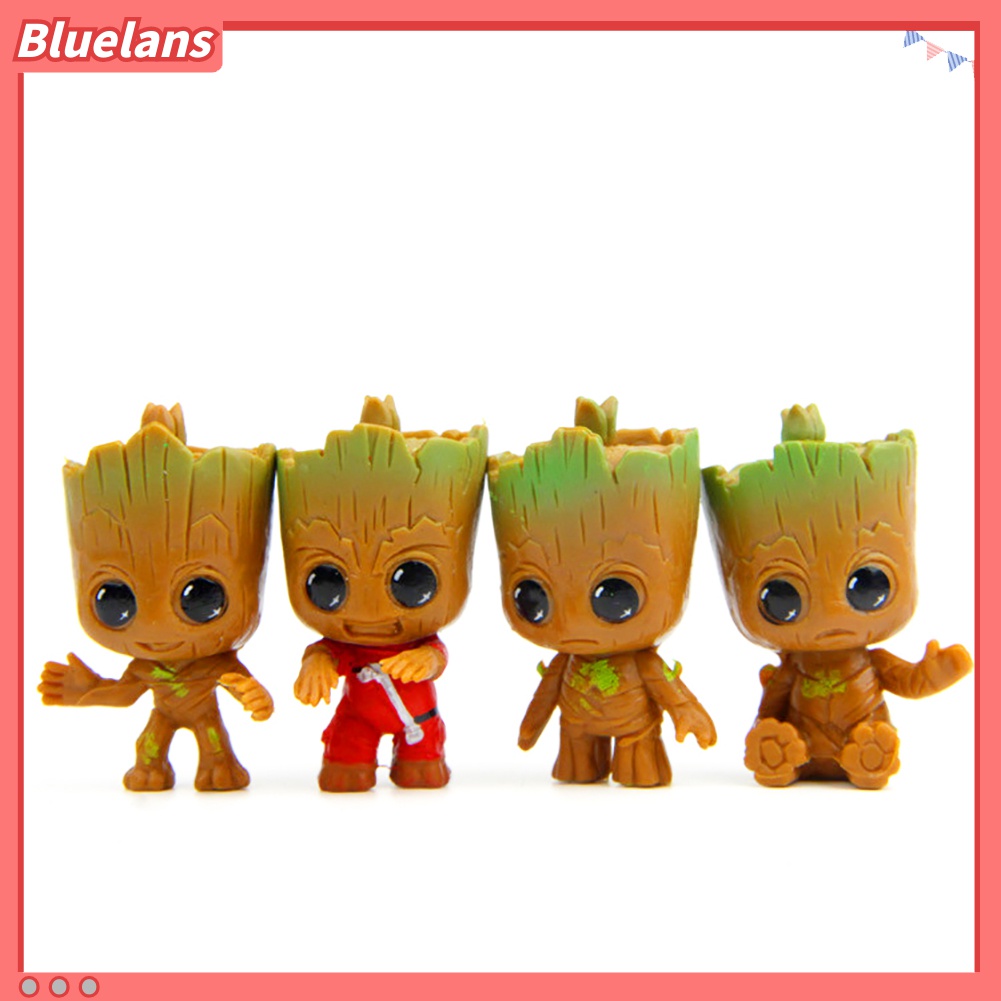 Gantungan Kunci Bentuk Groot Guardians of Galaxy Tree Man