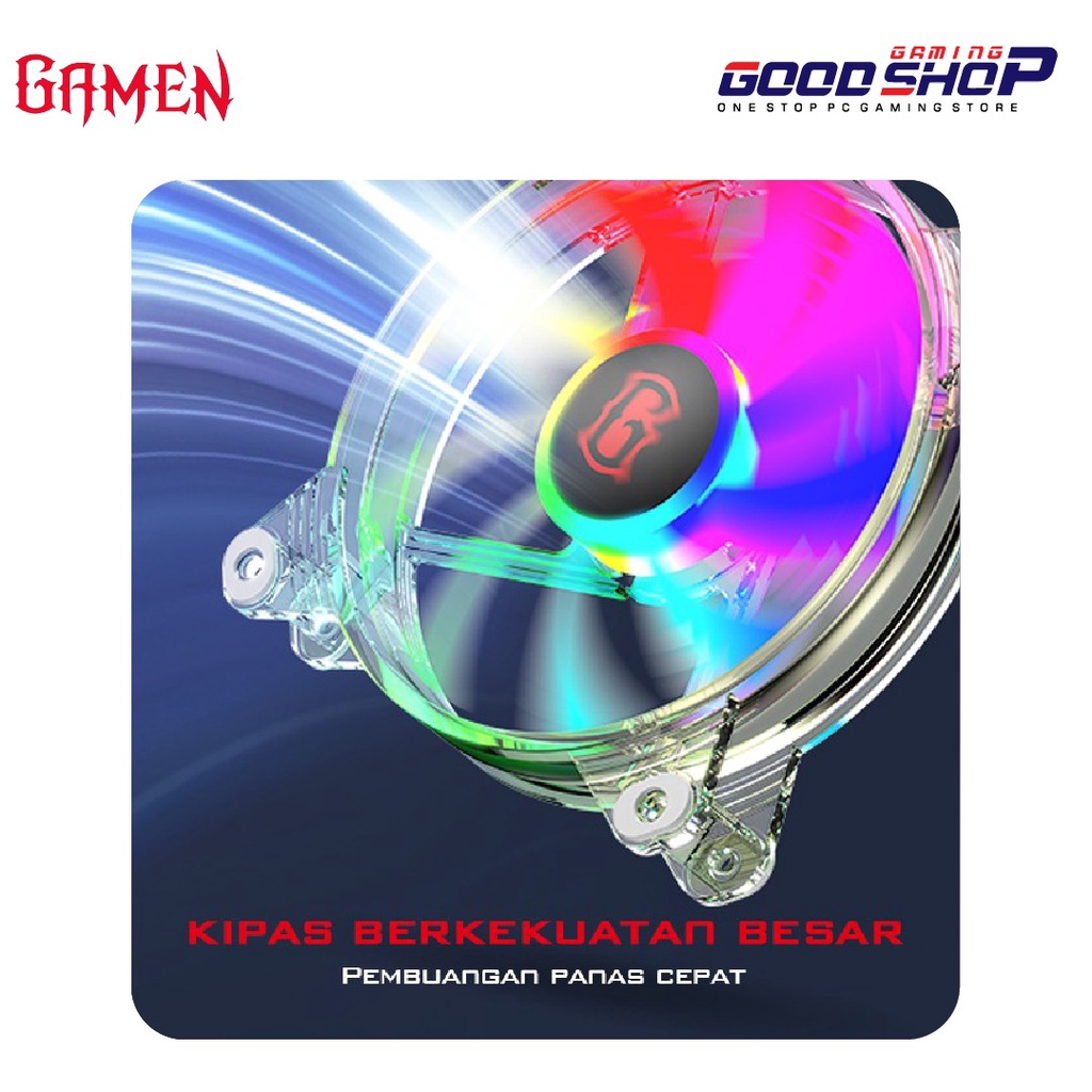 Gamen GCF100 / GCF200 / GCF300 - Gaming Fan Case RGB