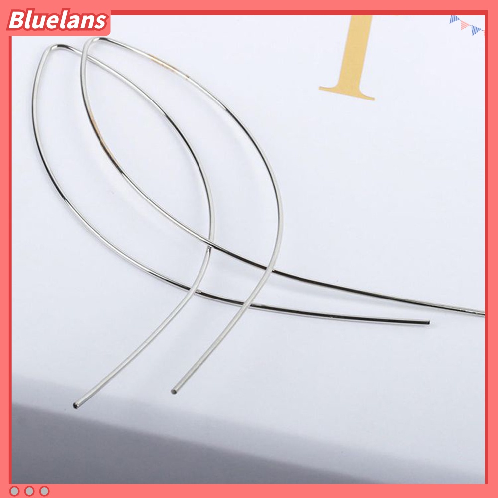 Anting Panjang Handmade Model Cross Fish Line Untuk Wanita