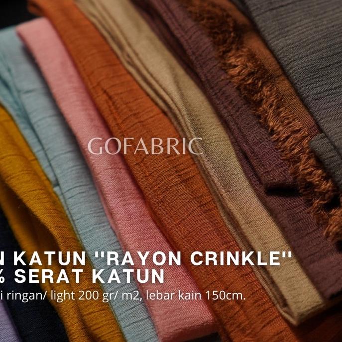 kain katun rayon crinkle premium